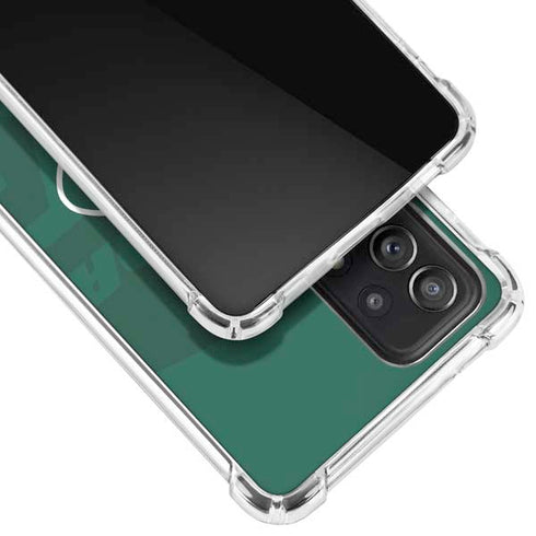 NFL New York Jets Double Vision Galaxy A52 5G Clear Case